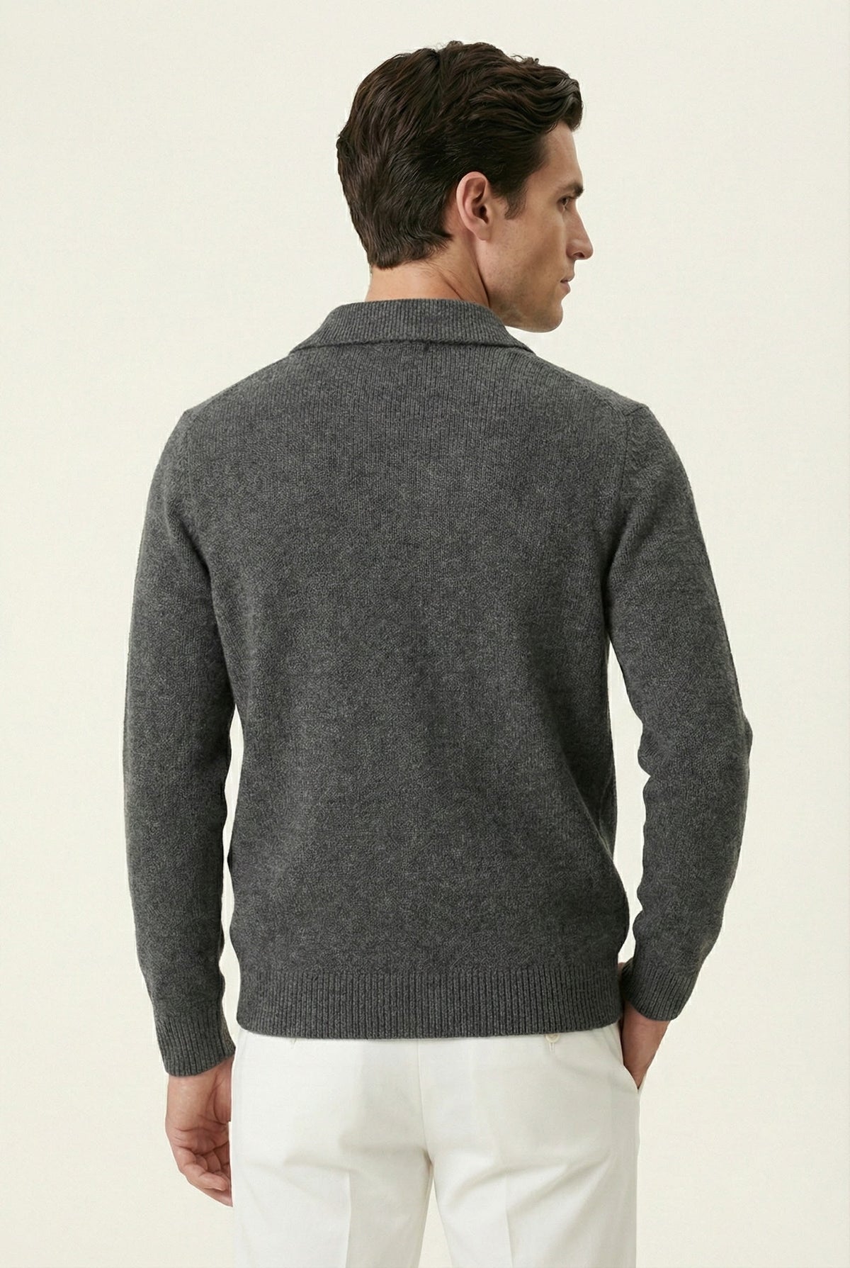 Santio Grey Knit Vest