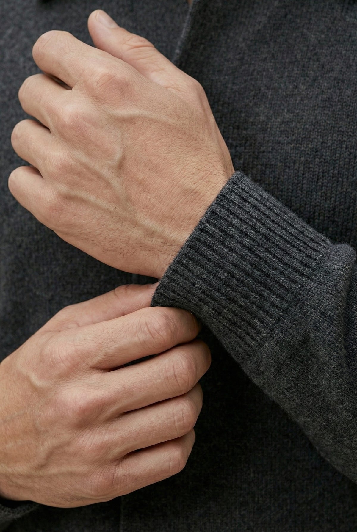 Santio Grey Knit Vest