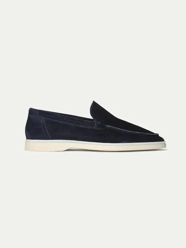 Classic Suède Loafer Navy Blue