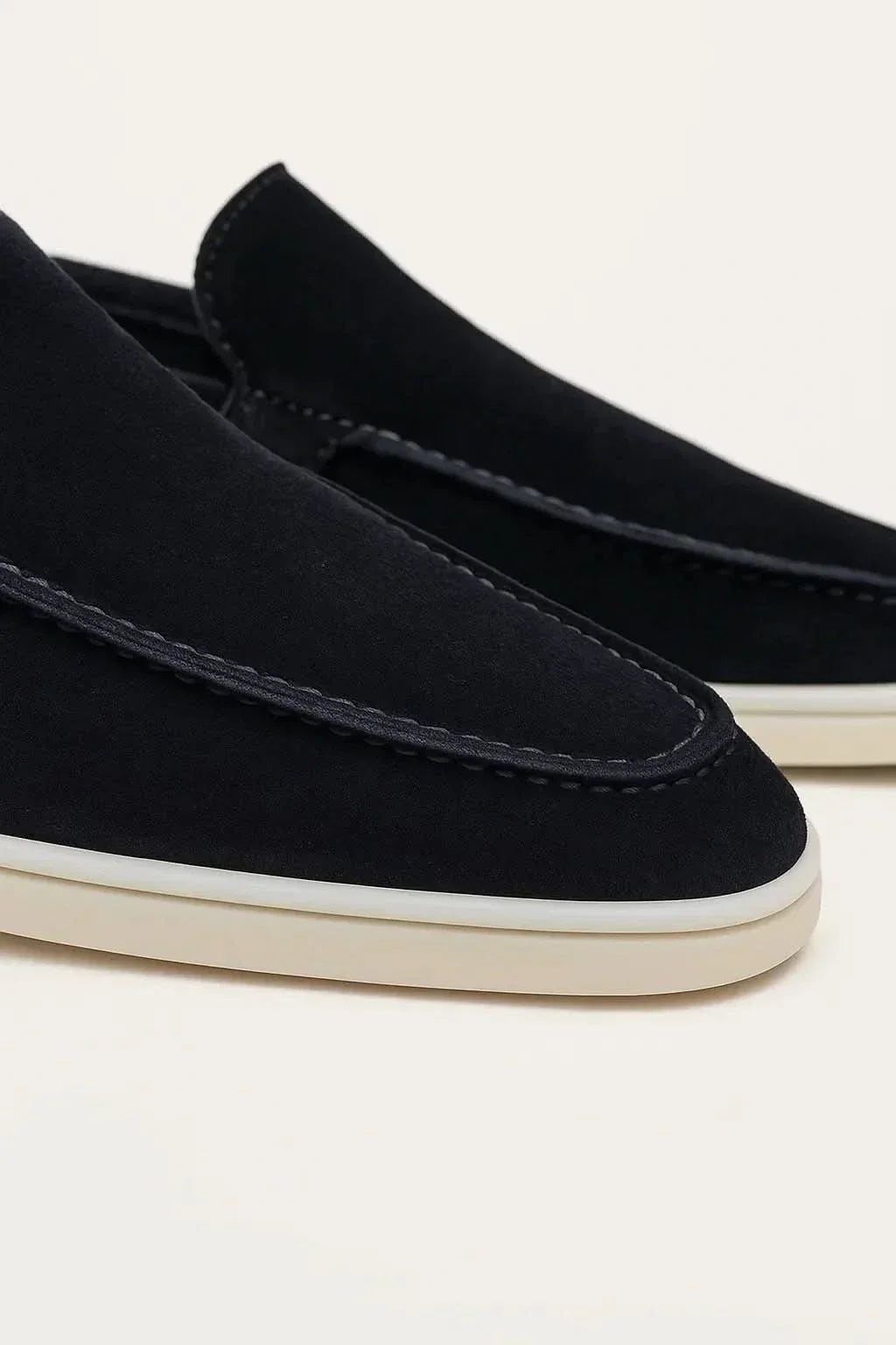 Classic Suède Loafer Navy Blue