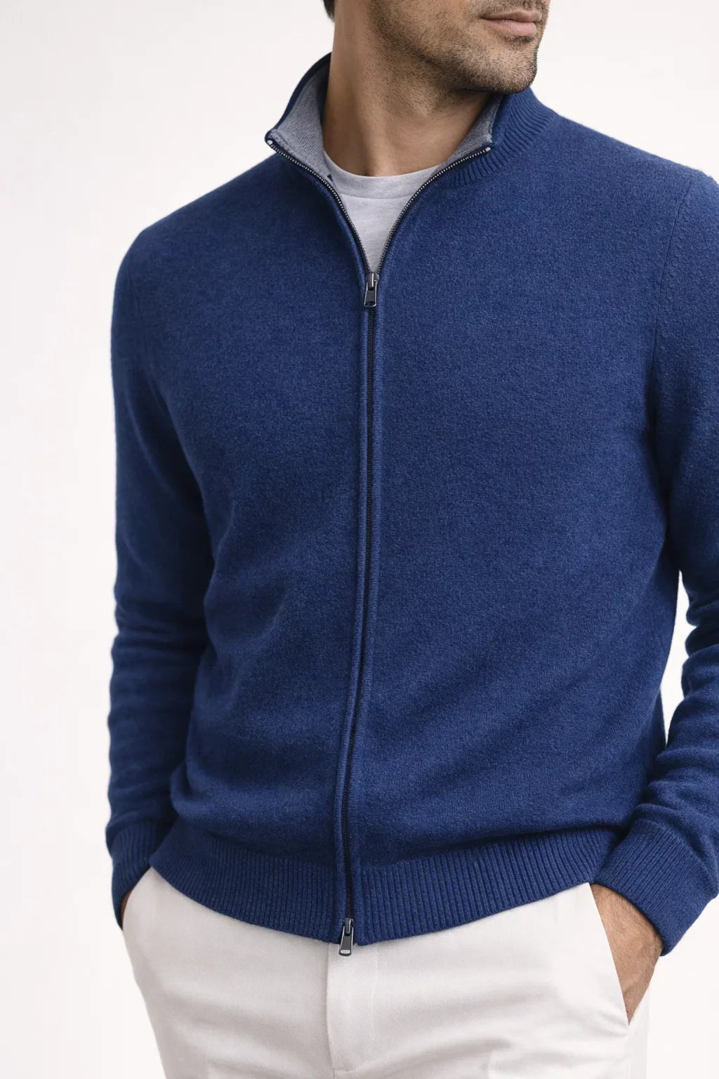Georgio Reversible Zip Navy