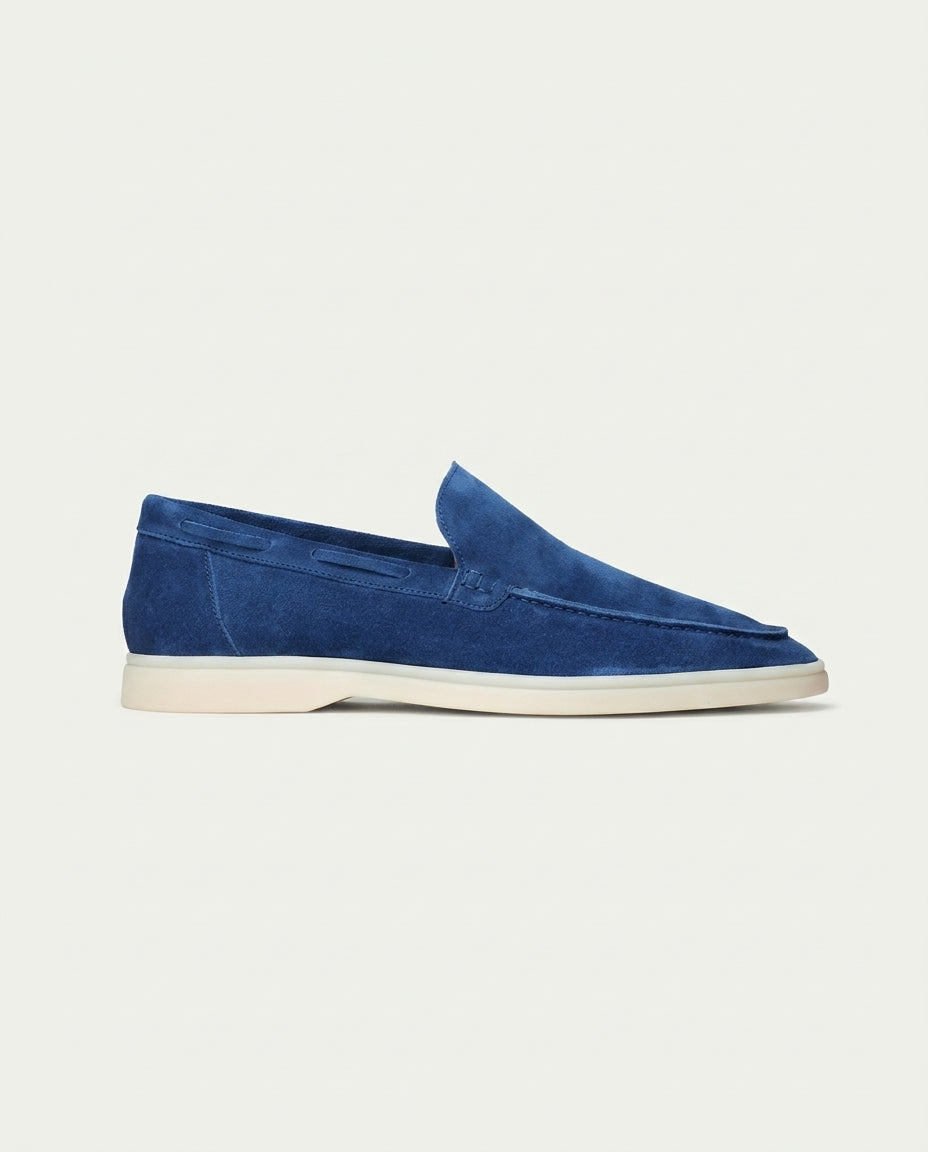 Classic Suède Loafer Berry Blue