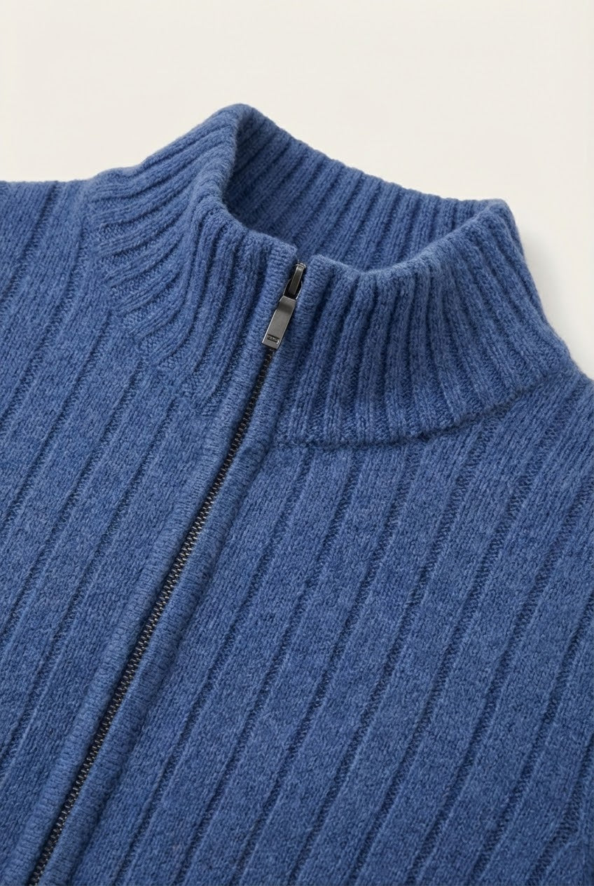 Léon Light Blue Rib Vest