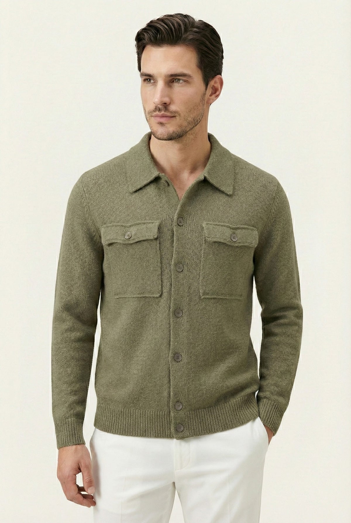 Santio Green Knit Vest