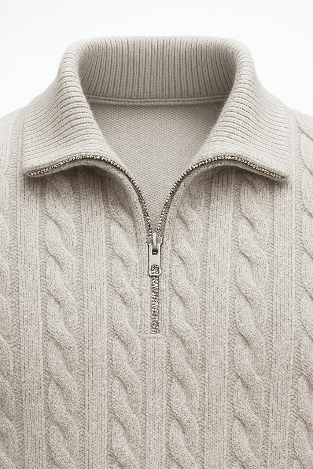 Sero Zip Knit Grey