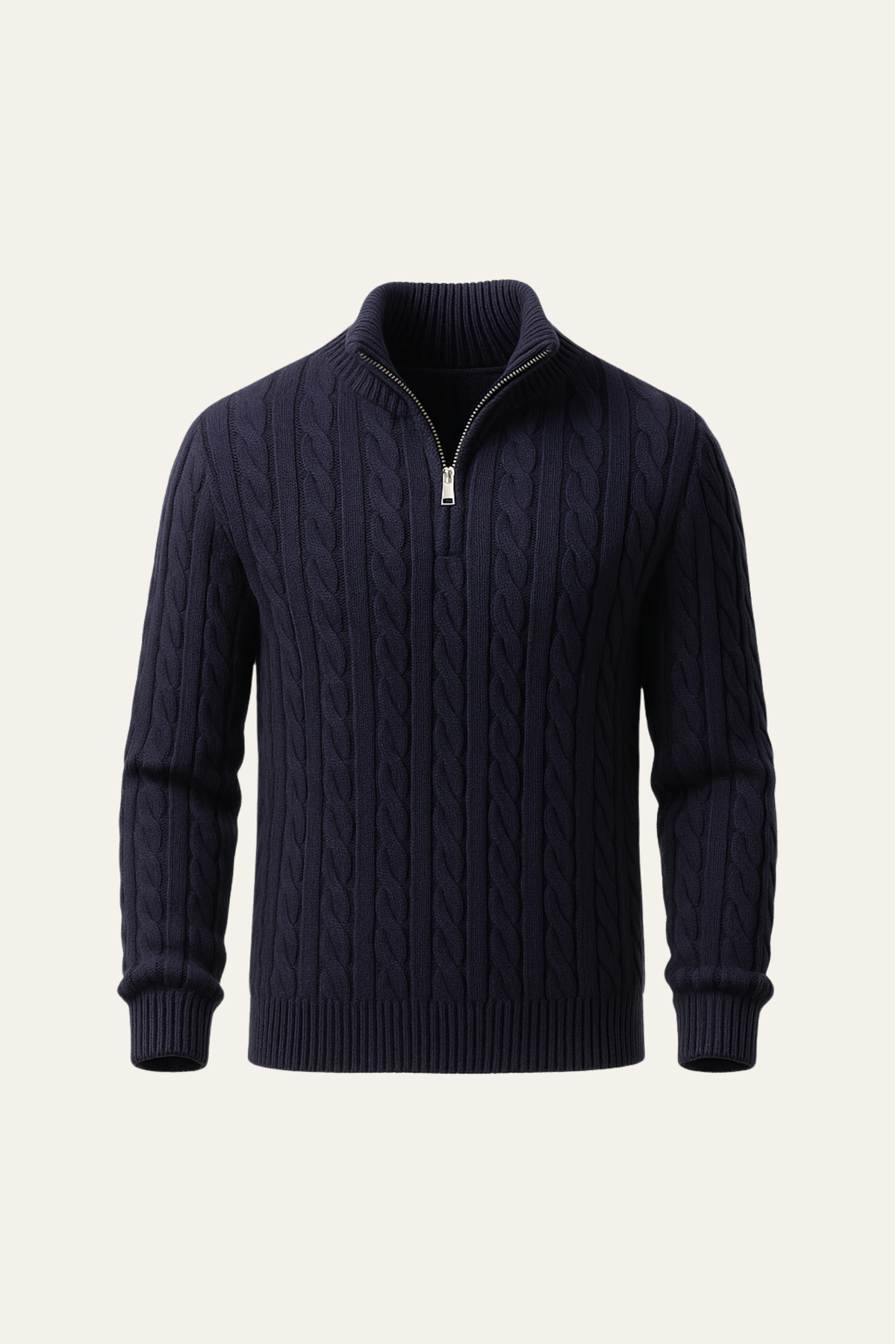 Sero Zip Knit Navy