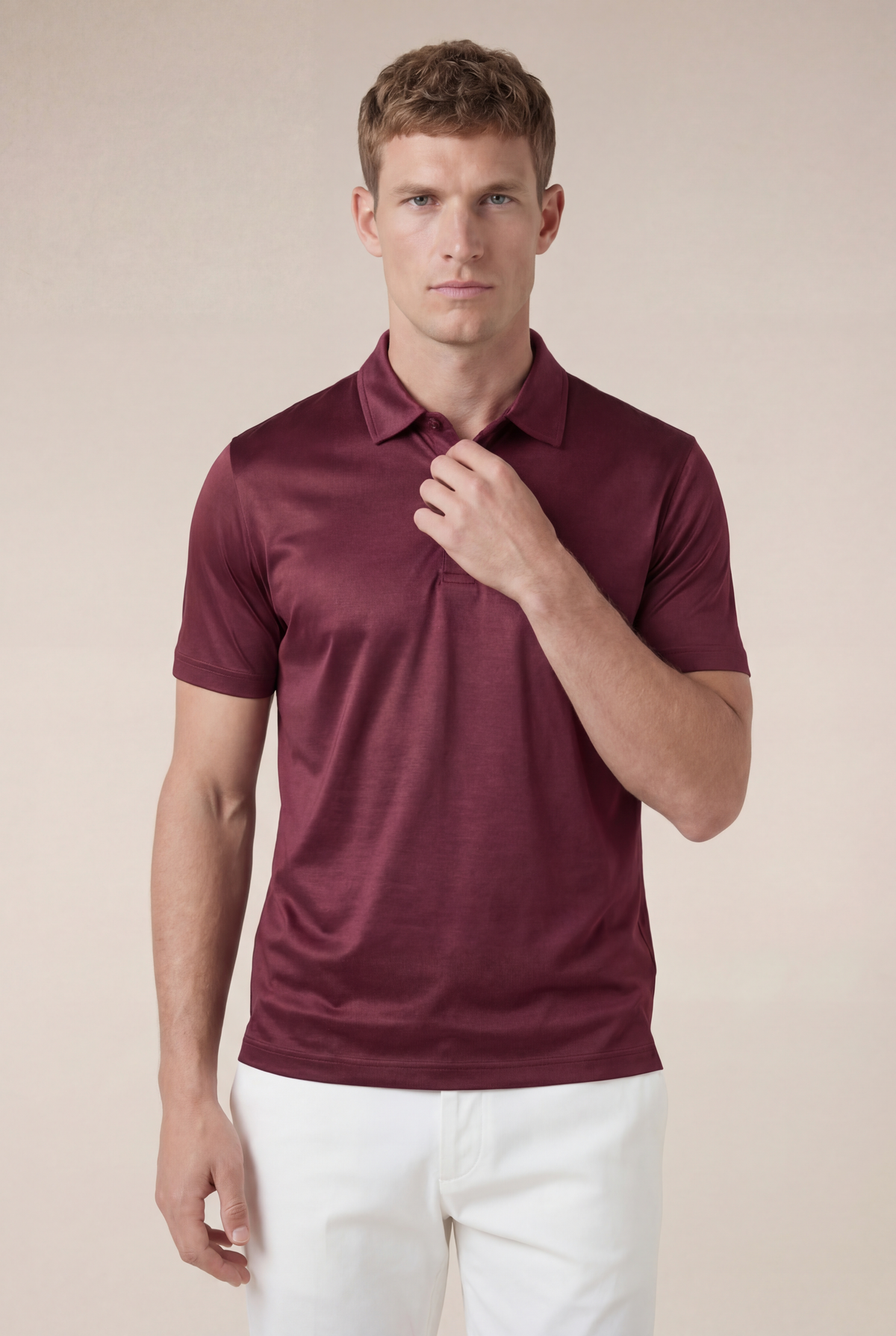 Portofino Polo Burgundy